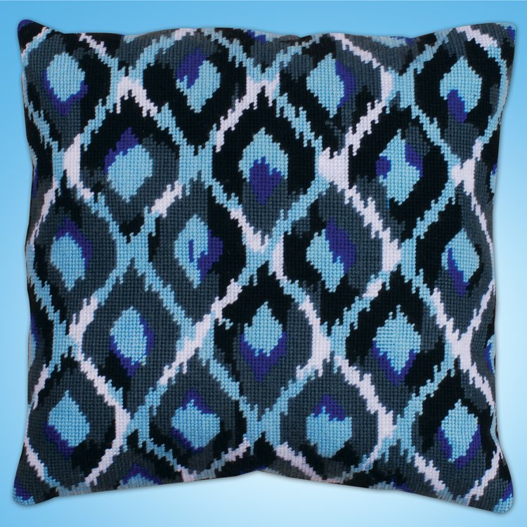 

Набір для вишивання гобеленом "Blue Ikat//Голубий Ікат" Design Works dw2562
