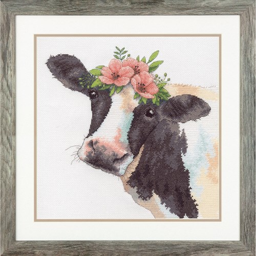 

Набір для вишивання хрестиком "Sweet Cow//Солодка корова" DIMENSIONS 70-35386