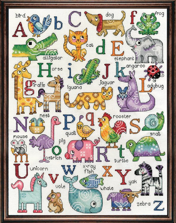 

Набір для вишивання хрестиком "ABC Sampler/Семплер Алфавіт" Design Works dw2852