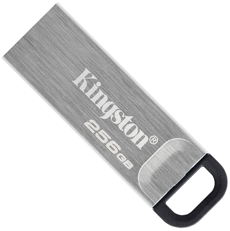 Акція на Kingston DataTraveler Kyson 256GB USB 3.2 Silver/Black (DTKN/256GB) від Rozetka UA