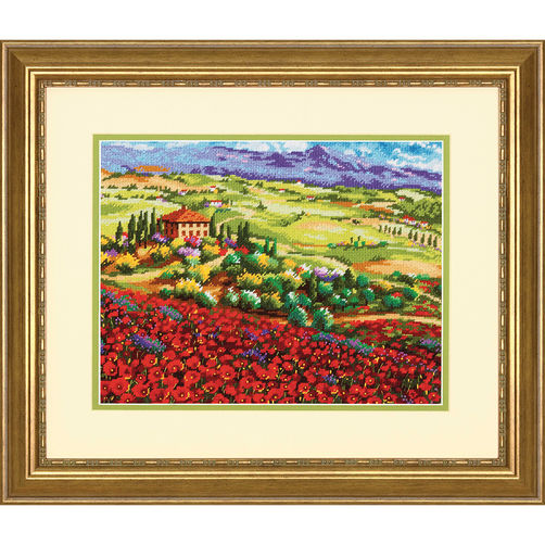 

Набір для вишивання гобеленом "Тосканські маки//Tuscan Poppies" DIMENSIONS 71-20084