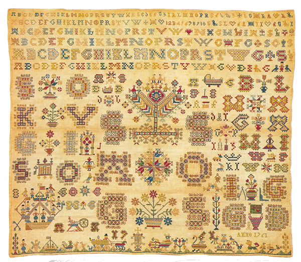 

Набір для вишивання "Sampler anno 1761" Permin 39-5490