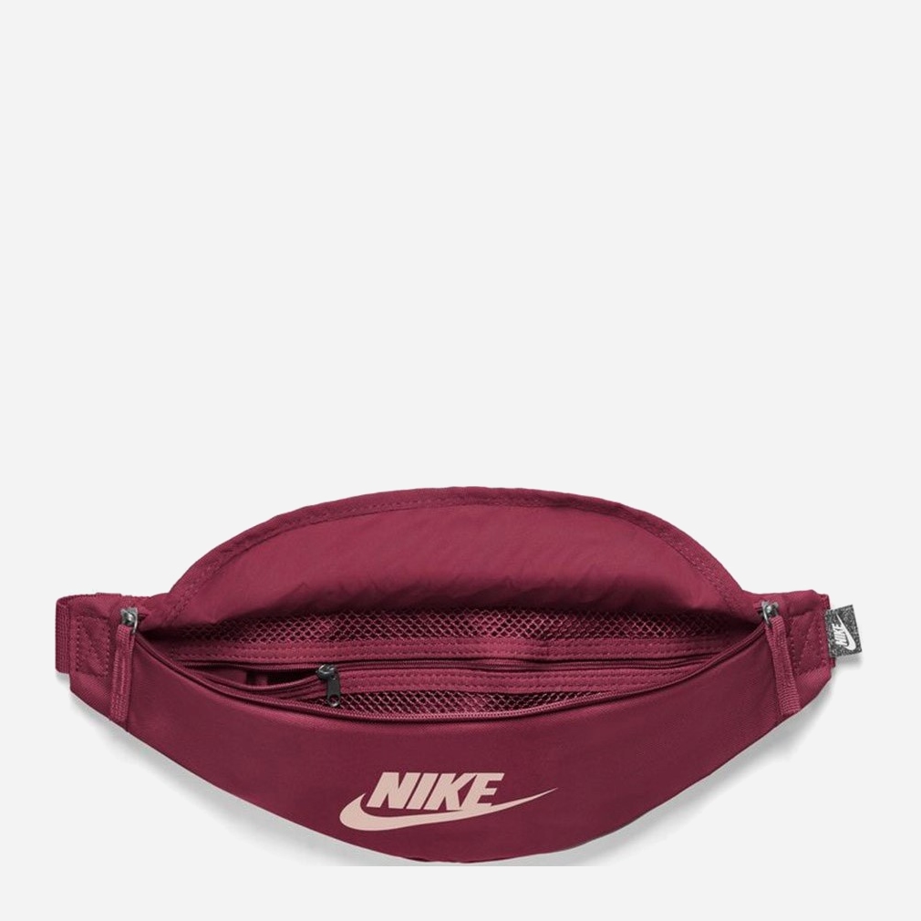 Акція на Сумка поясна Nike Heritage Waistpack-Fa21 DB0490-638 Бордова від Rozetka