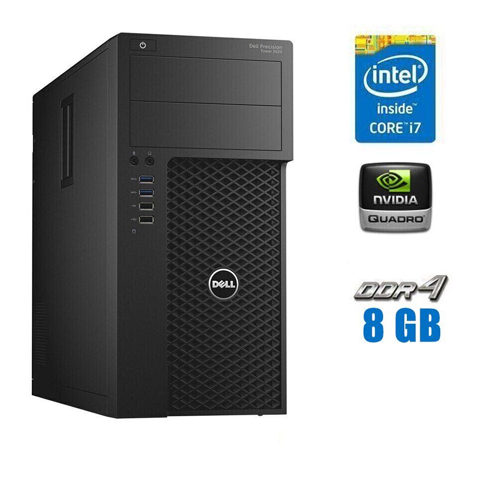 Игровой ПК Dell Precision 3620 Tower / Intel Core i7-6700 (4 (8) ядра ...
