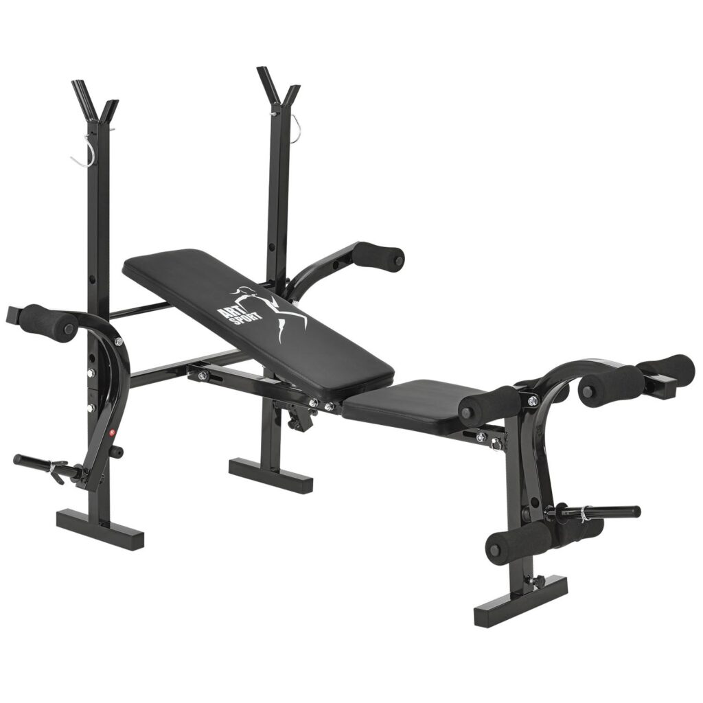 Многофункциональная силовая скамья для жима Juskys ProfiGym 1000 ...