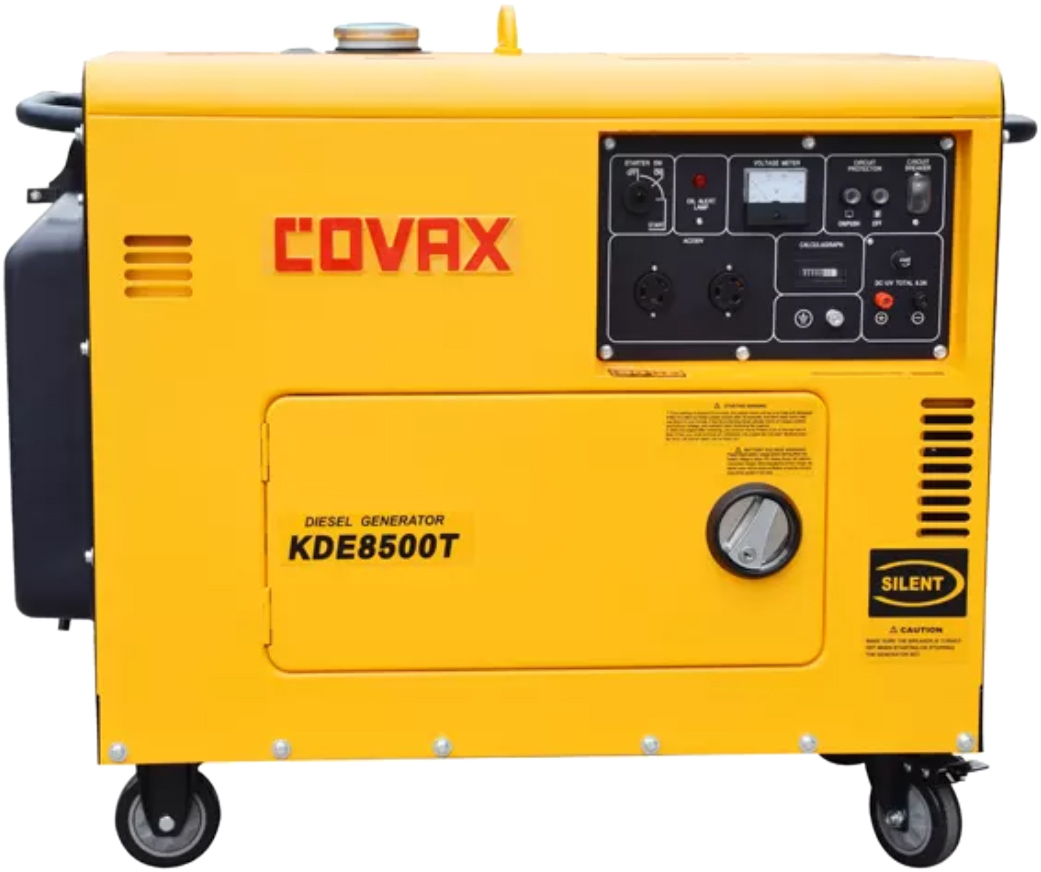 Генератор дизельный COVAX KDE 8500T 6.5/7 кВт электрический пуск AVR ...
