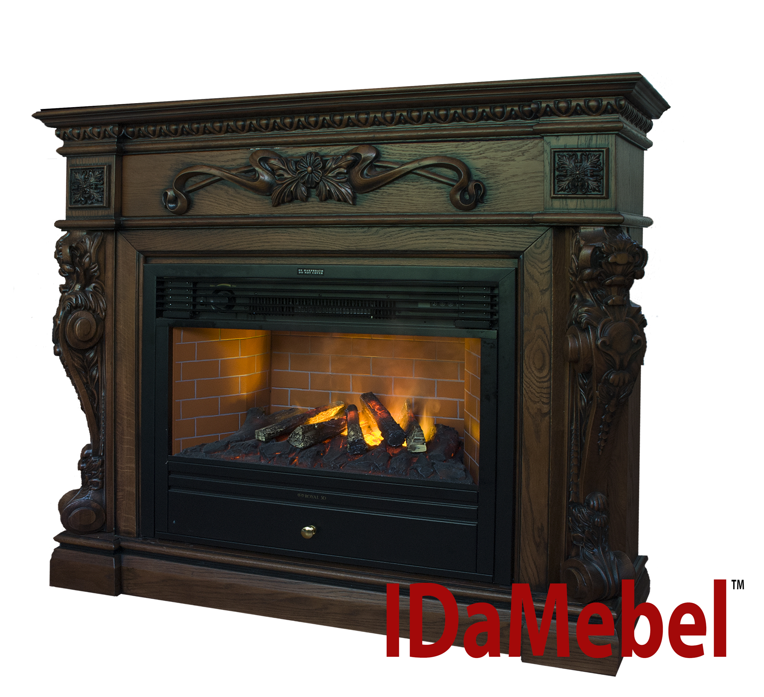 

Каминокомплект IDaMebel Seville дуб VA-2683