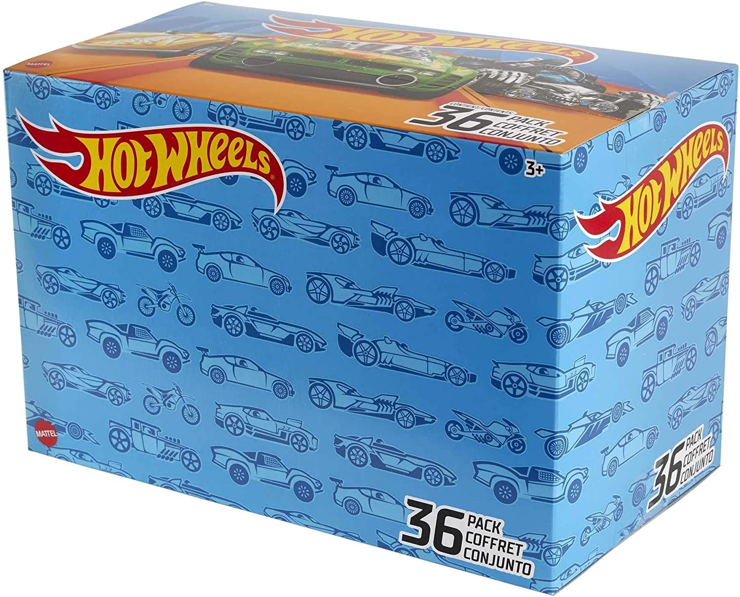 Подарочный Набор базовых машинок Хот Вилс 36 шт Hot Wheels 36 - Pack ...