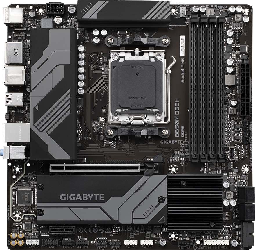 Материнская плата Gigabyte B650M DS3H (sAM5, AMD B650, PCI-Ex16) – фото ...