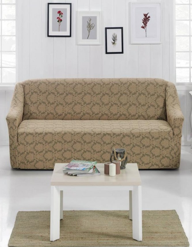 

Чехол на диван Home Collection Karna Турция Жаккард Кофейный (TKJ-030119)