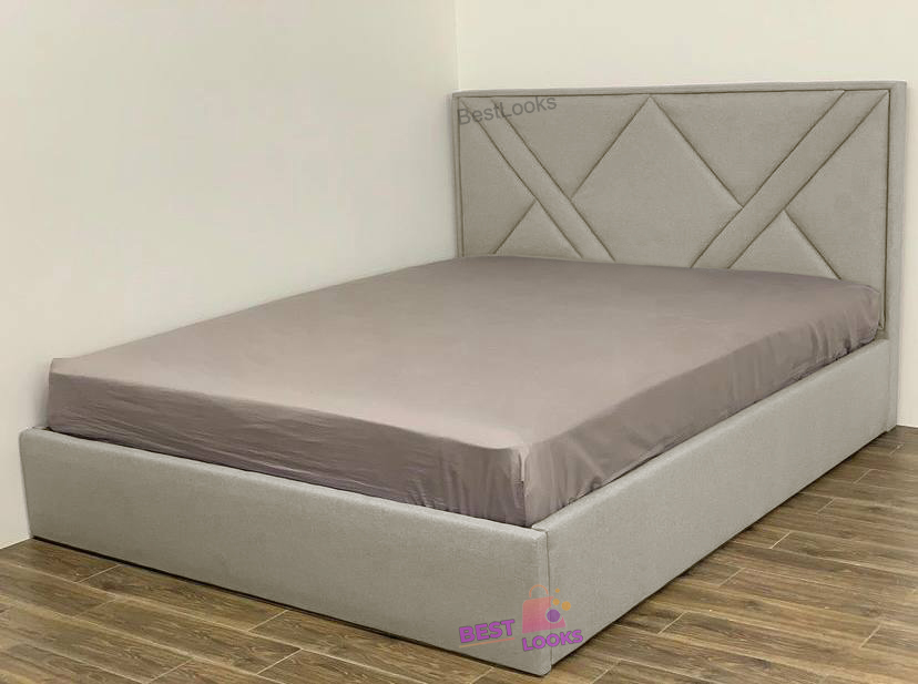 Кровать полуторная 120x190 Астра Mebel-Day с подъемным механизмом Велюр ...