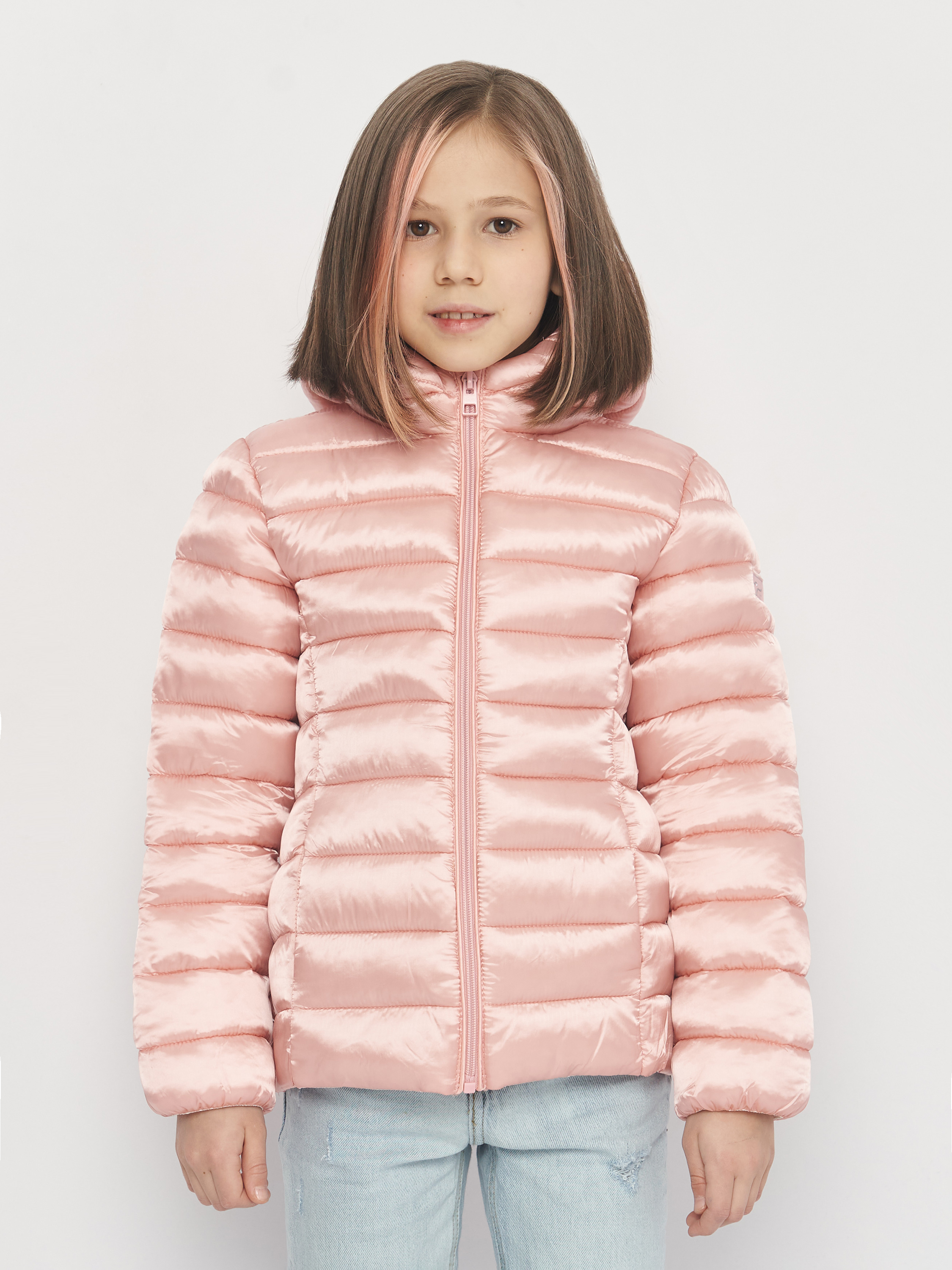 Акція на Дитяча демісезонна куртка для дівчинки Minoti 12COAT 6 37624JNR 116-122 см Рожева від Rozetka