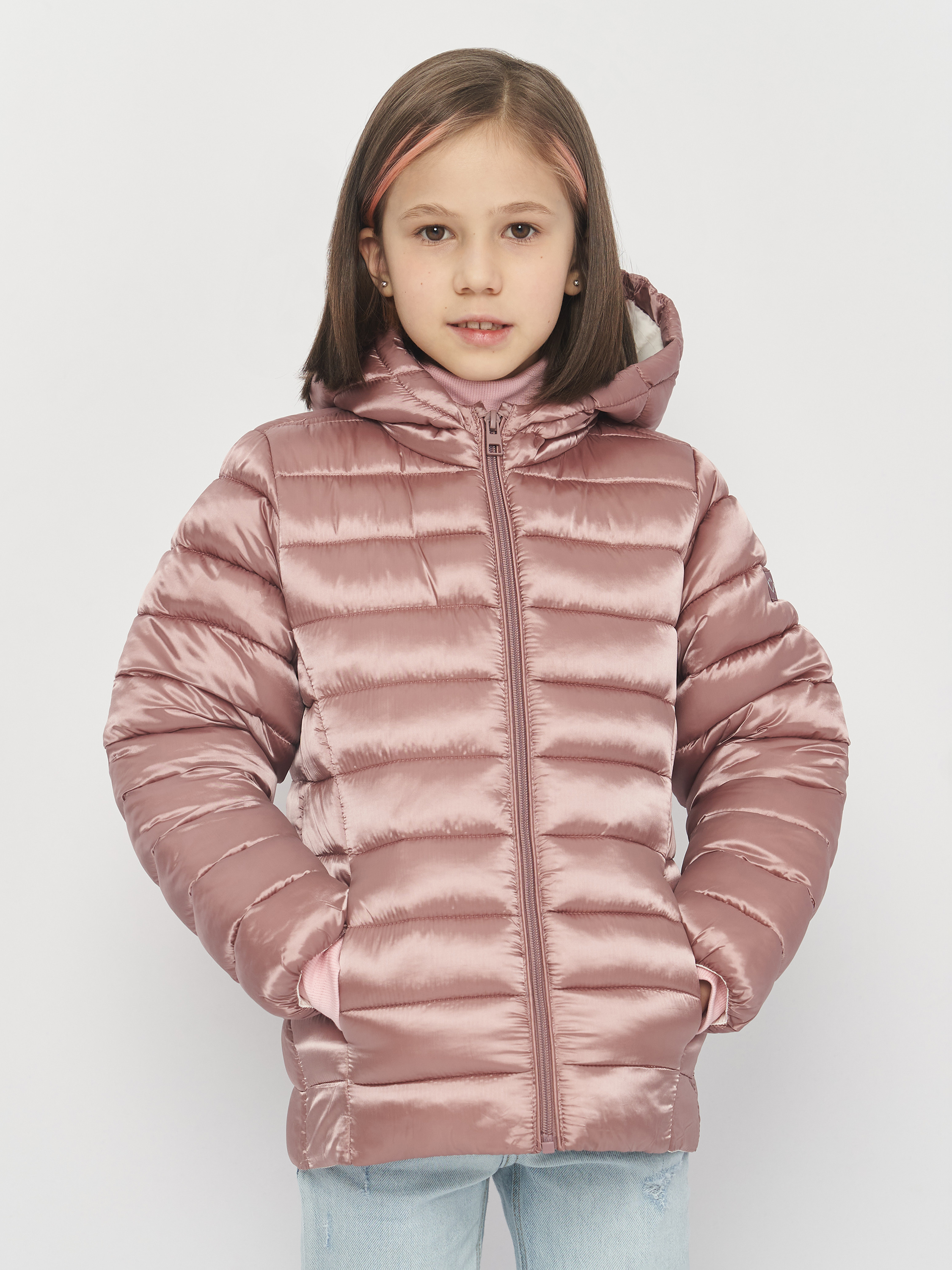 Акція на Дитяча демісезонна куртка для дівчинки Minoti 12COAT 11 37629TEN 134-140 см Бронзова від Rozetka