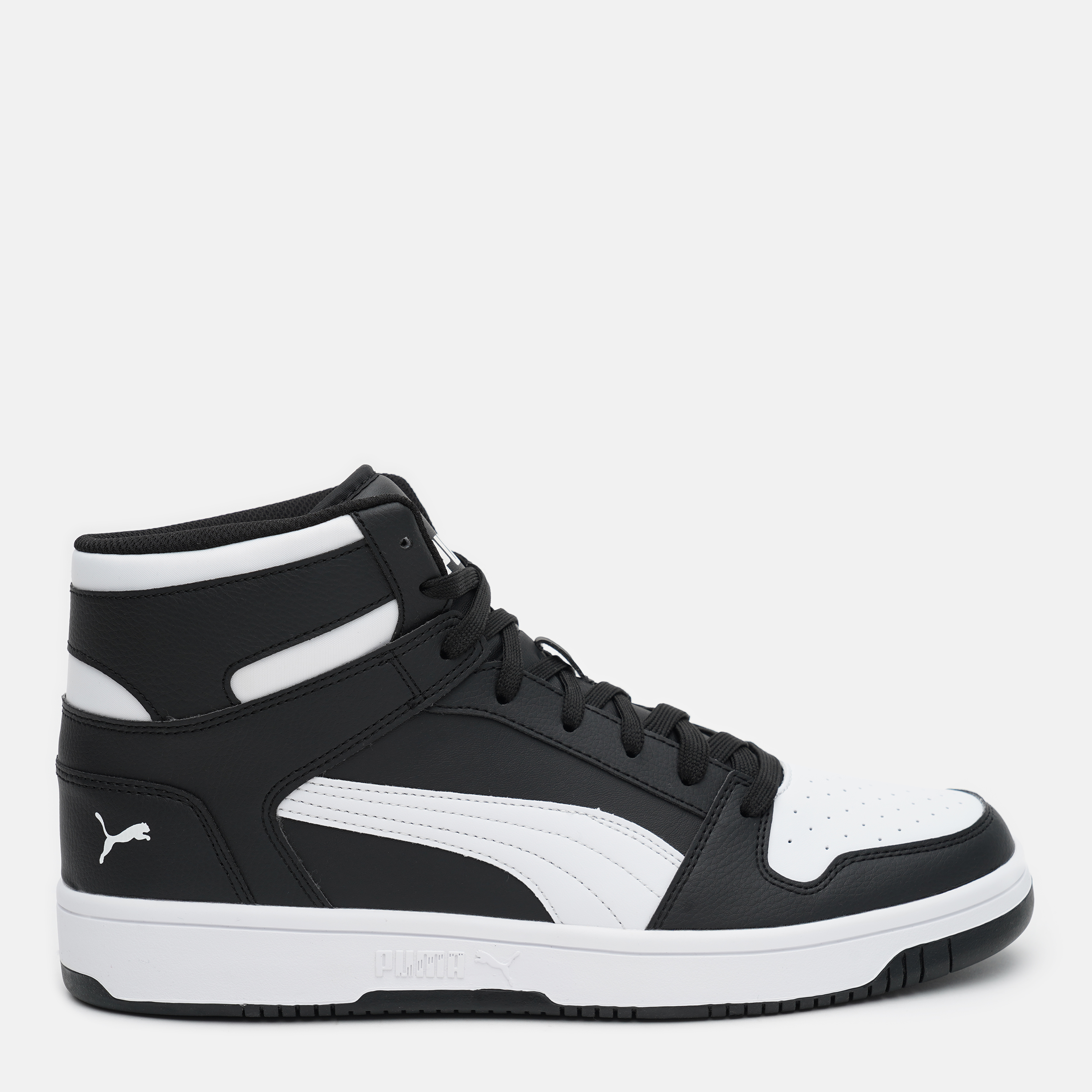 Акція на Чоловічі черевики Puma Rebound LayUp SL 36957301 40.5 (7) 26 см Black-White від Rozetka