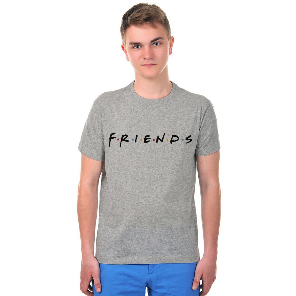 

Футболка Fanbolka Друзья Friends  Светло-серая меланжевая, Футболка Fanbolka Друзья Friends M Светло-серая меланжевая