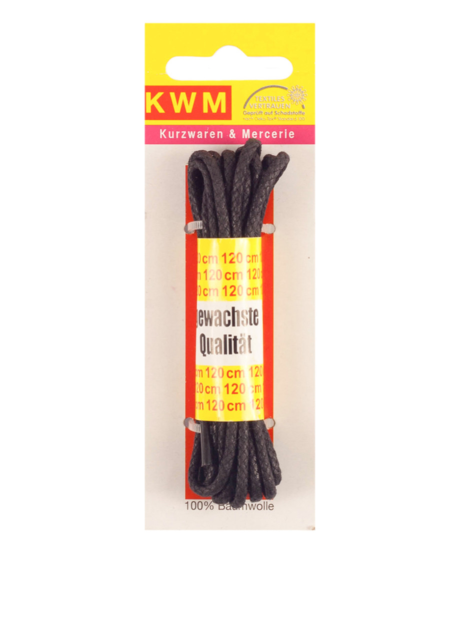 

Шнурки 120 см KWM черный