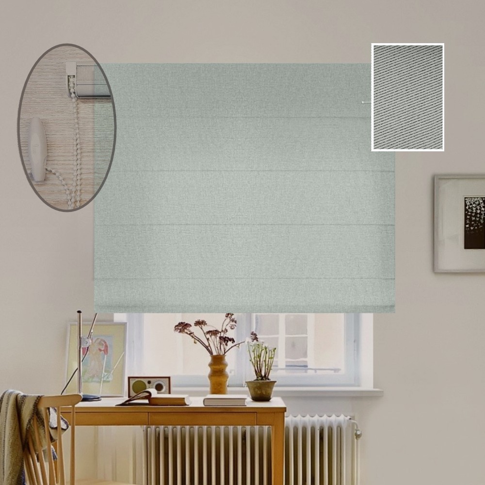 

Римская штора система Lux Coullise InHt Блэкаут Perfect 07 Оливковый 100х160 см