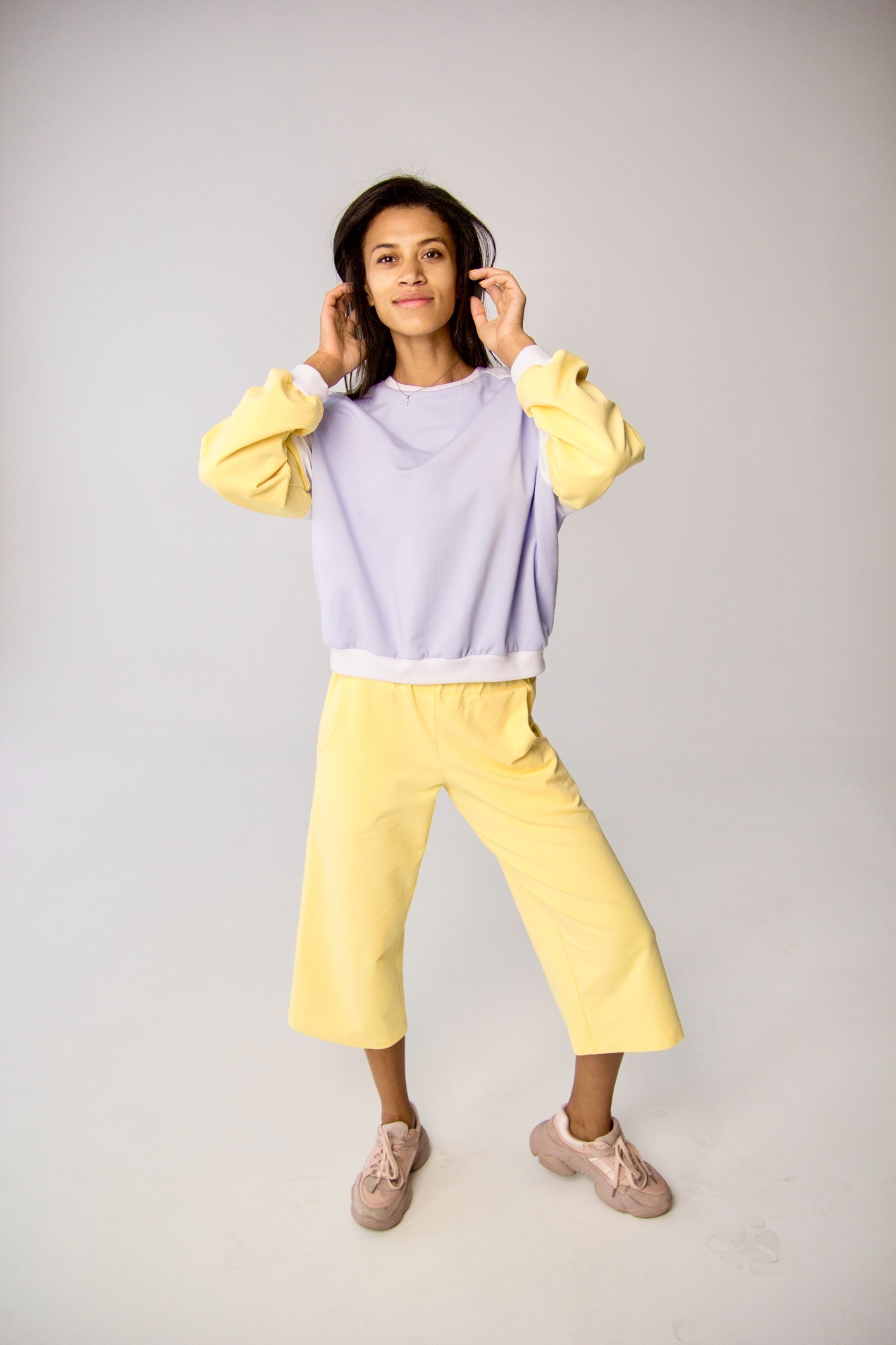 

Костюм с Кюлотами byvirginiadennis Спортивный S/M Лимонный