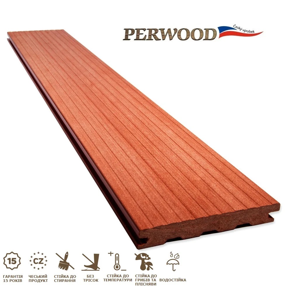 

Террасная доска Perwood Natural Massive Кирпич 161х21х4000 мм (400069)