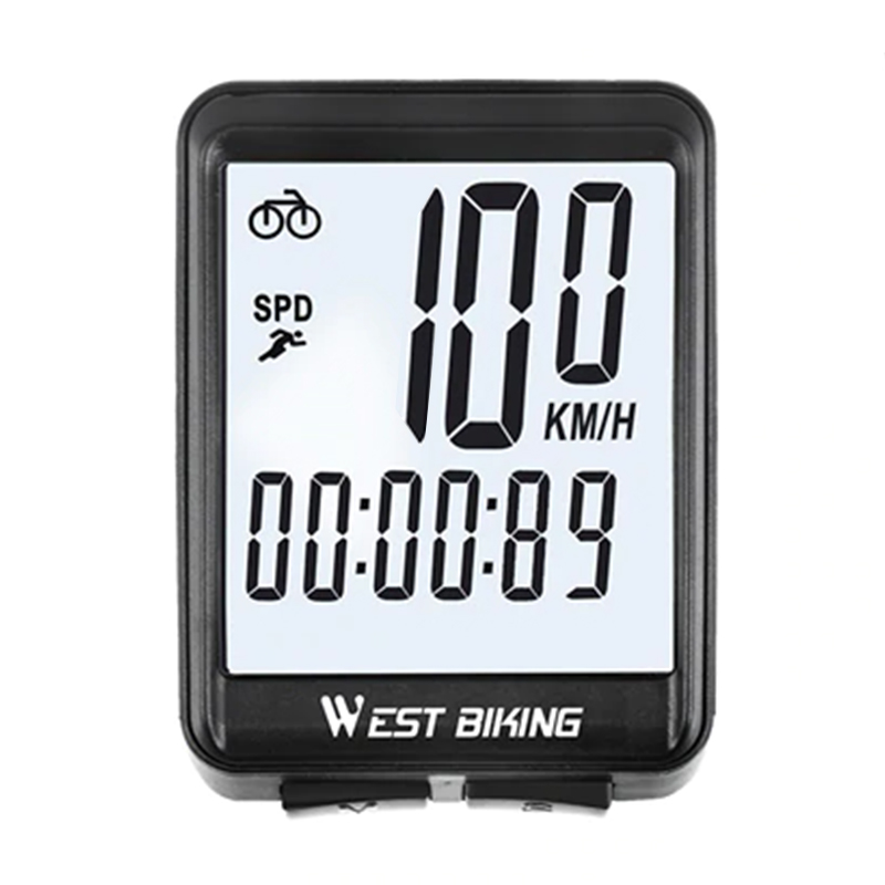 

Велокомпьютер West Biking 0702054 экран с подсветкой проводной спидомет часы