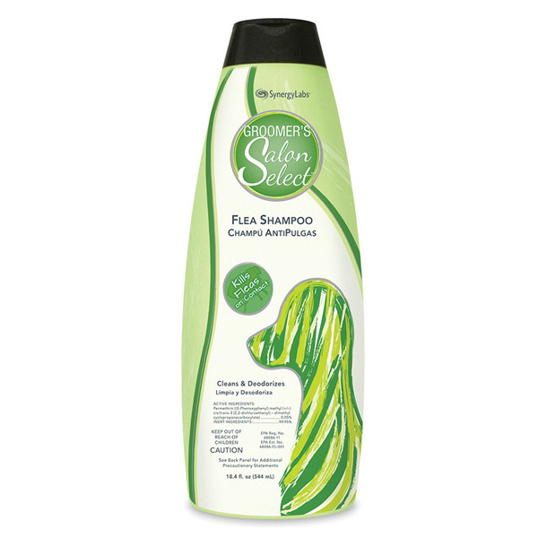

Шампунь SynergyLabs Salon Select Flea&Tick Shampoo от блох и клещей для собак, 544 мл