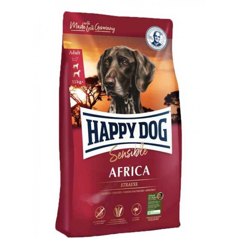 

Сухой корм HAPPY DOG SENSIBLE AFRICA для собак со страусом и картофелем, 4 кг