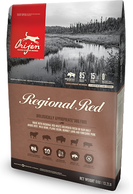 

Сухой корм ORIJEN Regional Red Dog для собак всех пород, 340 гр