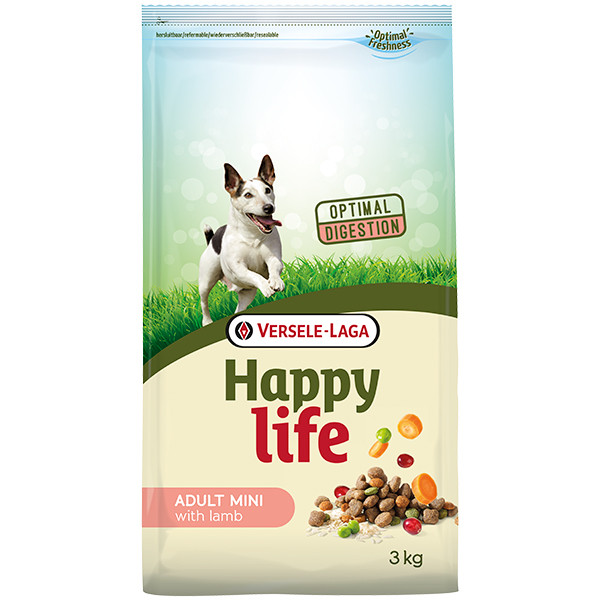 

Сухой корм Happy Life Adult Mini with Lamb ХЕППИ ЛАЙФ с ягненком для собак мини и малых пород, 3 кг