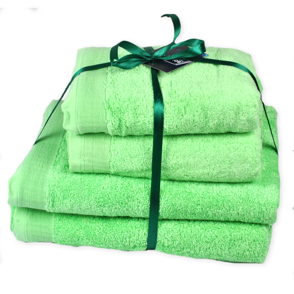 Набор махровых полотенец Elation Mint ТМ SoundSleep мятный 600г ...