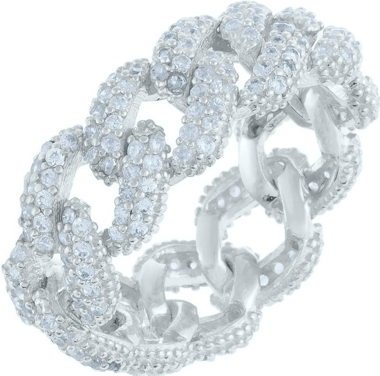 

Кольцо из серебра 925 Chain Link размер 17,5 мм(ri-84417)