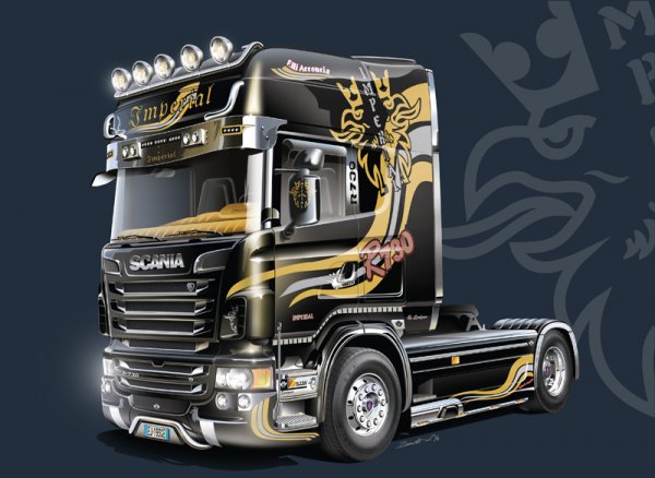 

Модель автомобиля Italeri SCANIA R730 TOPLINE "IMPERIAL", масштаб 1:24, артикул 3883