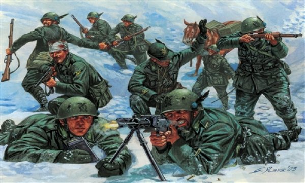 

Набор Italeri WW2 - ITALIAN MOUNT,TROOPS ALPINI, масштаб 1:72, артикул 6059