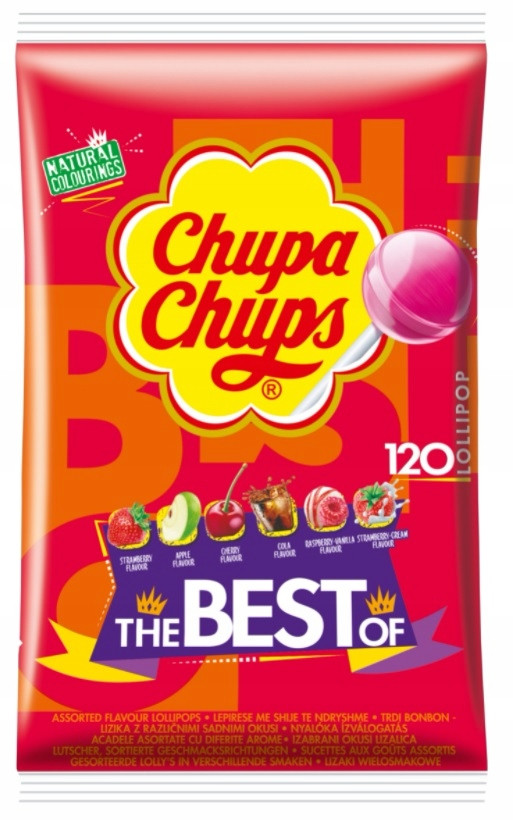 Льодяники на палочці Chupa Chups The Best Off асорті 120 шт от продавца ...