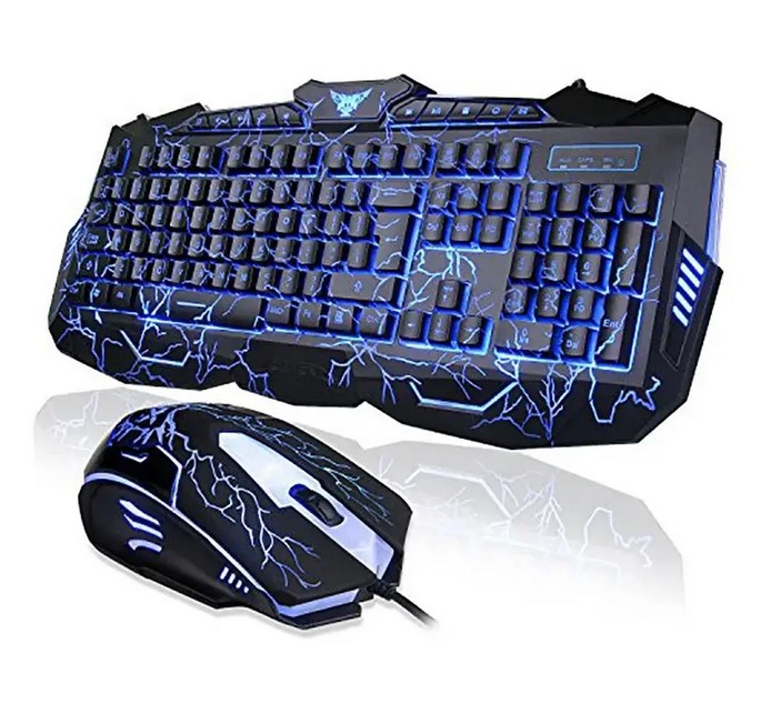 Клавиатура с мышкой игровая Atlanfa AT-V100 с подсветкой клавиш ...