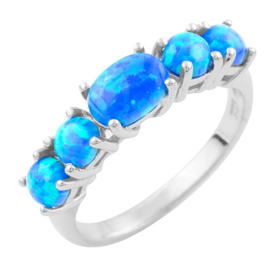 

Серебряное кольцо SilverLine с опалом 17 размер