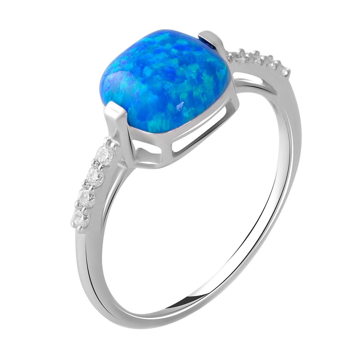 

Серебряное кольцо SilverLine с опалом 1.457ct 18 размер