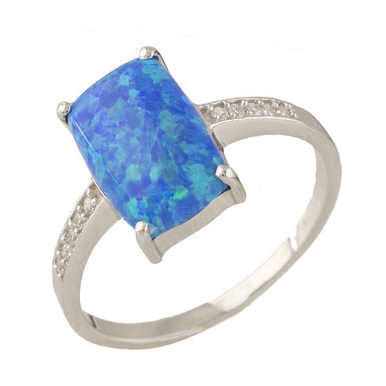 

Серебряное кольцо SilverLine с опалом 1.76ct 17 размер