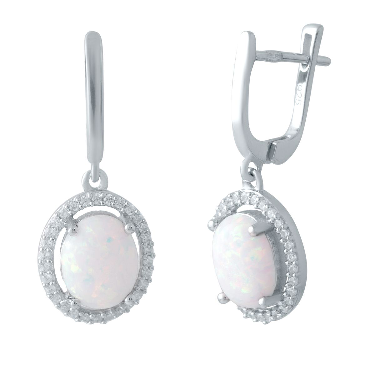 

Серебряные серьги SilverLine с опалом 2.07ct
