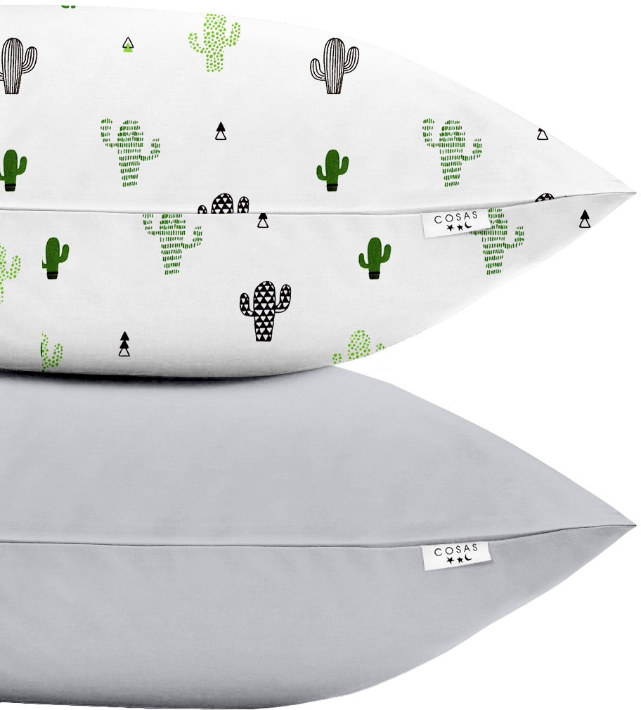 

Набор наволочек Cosas Cactus Grey 50х70 2 шт (SetPillow_Cactus_Grey_50х70)