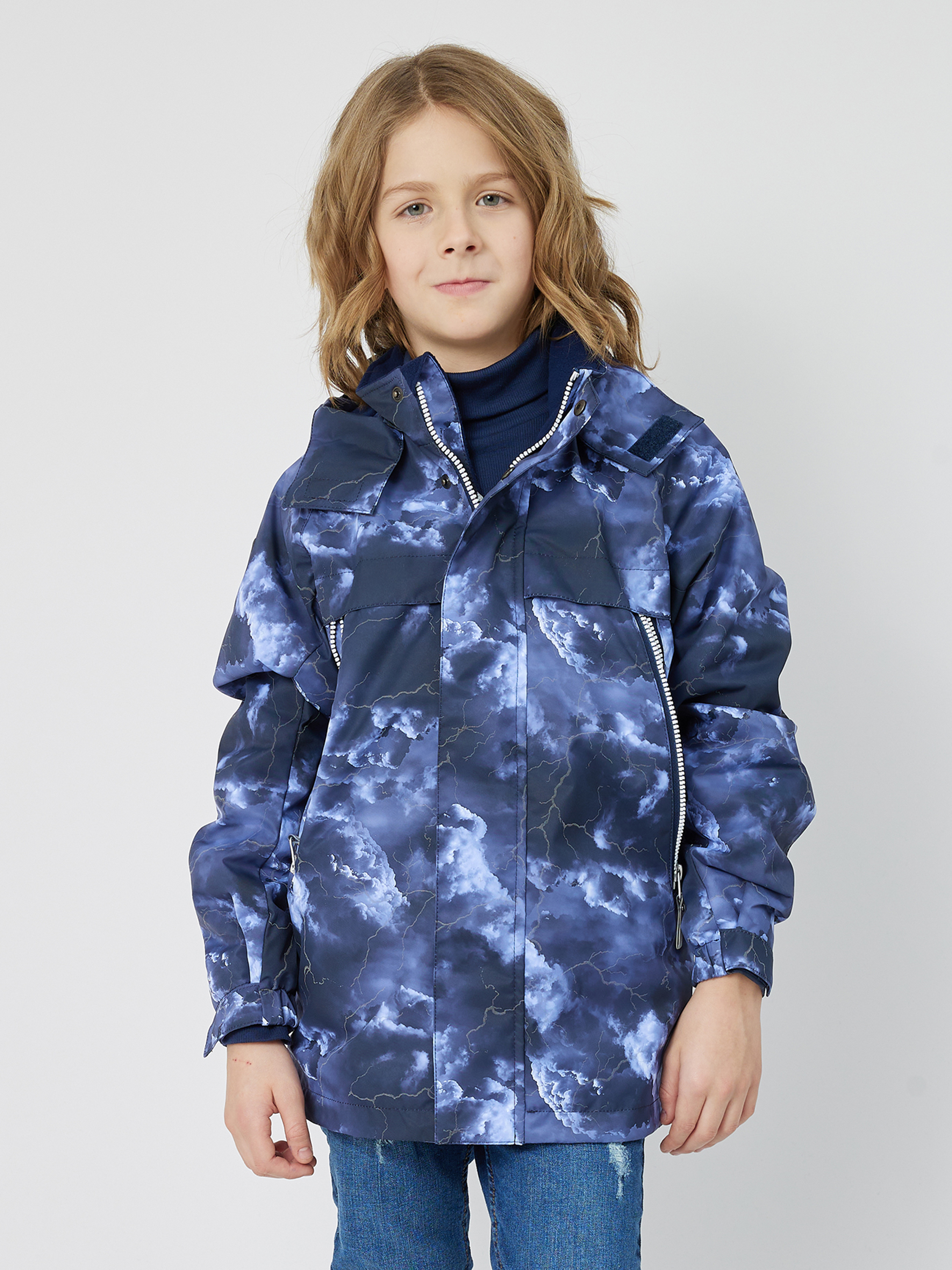 Акція на Дитяча демісезонна куртка для хлопчика Lenne Sea 22224-2911 110 см від Rozetka