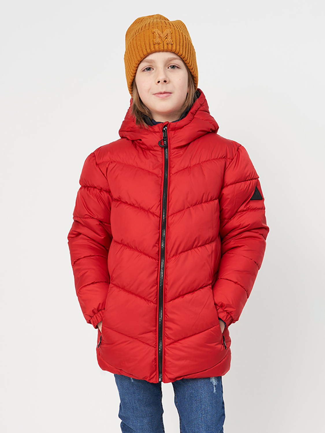 Акція на Дитяча демісезонна куртка для хлопчика Minoti 11COAT 13 37376KID 86-92 см Червона від Rozetka