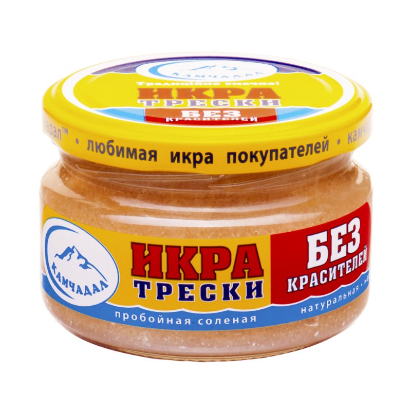 Икра трески Камчадал 180г – купить в Киеве, Украине - ROZETKA. Икра ...