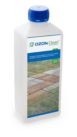 

Засіб очищення бруківки проти бруду та зеленого рослинного нальоту OZON Clean 1 л