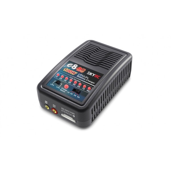 

Зарядное устройство SkyRC E8 1/3/5/6A с/БП 100W для LiPo 1-8S аккумуляторов (SK-100096)