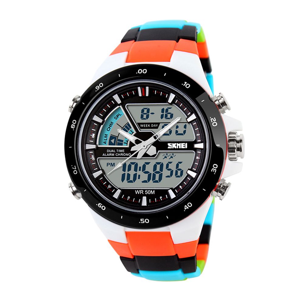

Часы Skmei 1016BOXCMOG Orange Strap BOX