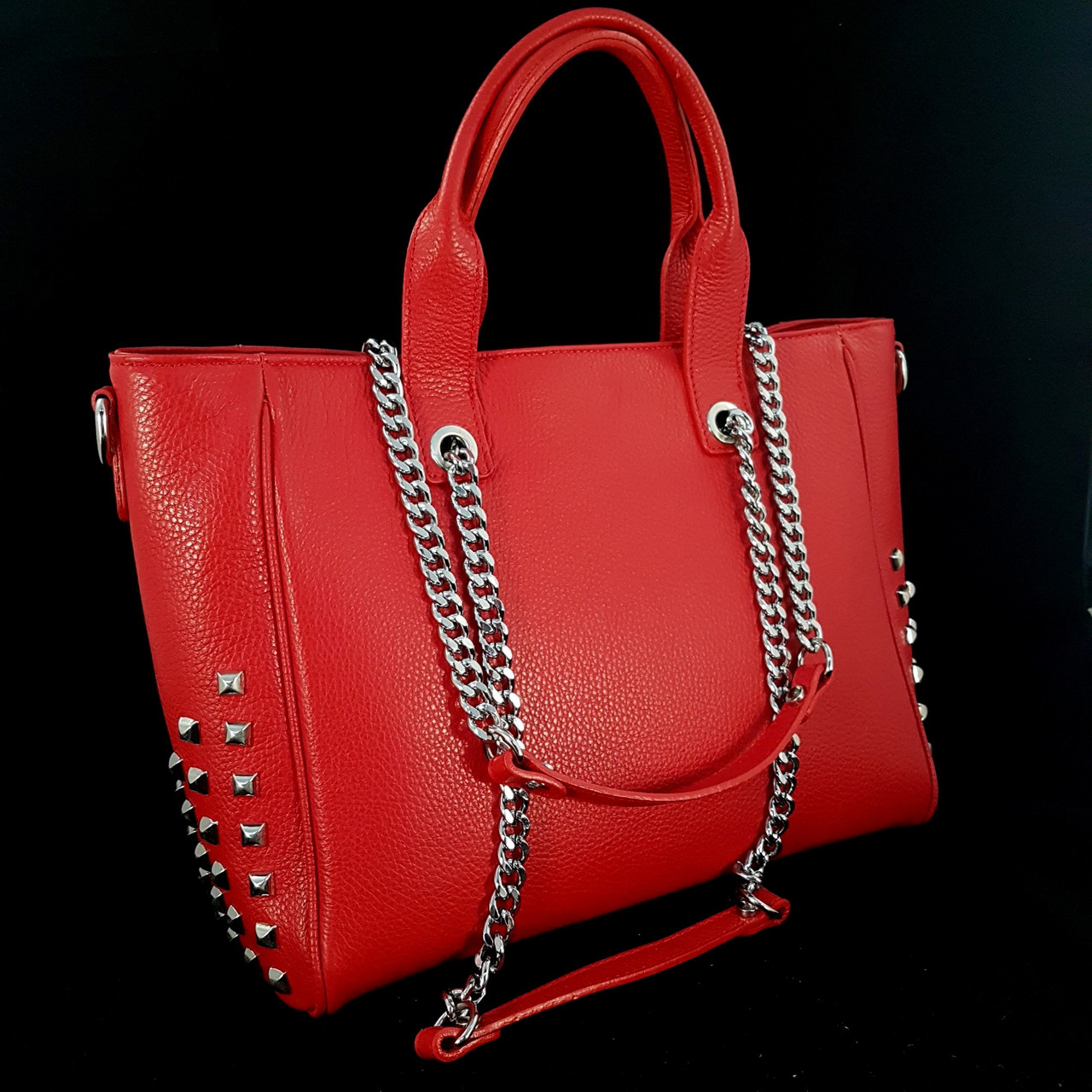 

Сумка женская из натуральной кожи Leather Country 4093967 Красный