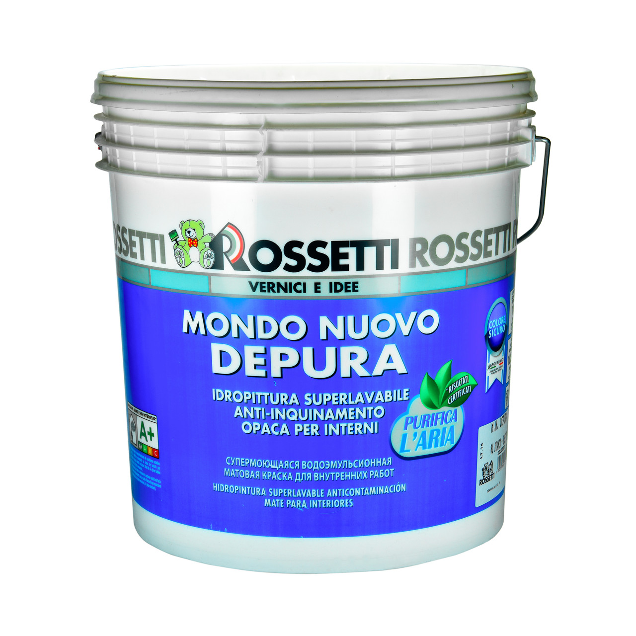 

Очищающая краска для внутренних помещений ROSSETTI J-COLORS (Италия) MONDO NUOVO DEPURA 10 л