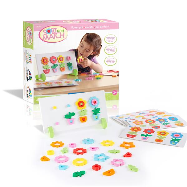 

Игровой набор магнитный развивающий Guidecraft Manipulatives Цветы металл/пластик разноцветный AFK (G5090)