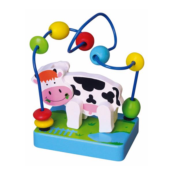 

Мини-лабиринт проволочный Viga Toys Корова дерево, металл разноцветный AFK 59661