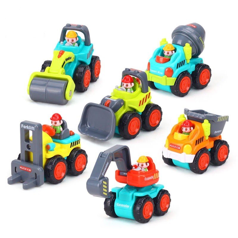 

Игрушка набор строительной техники Huile Toys Рабочая машинка 12 шт. в упаковке пластик разноцветный AFK 3116B